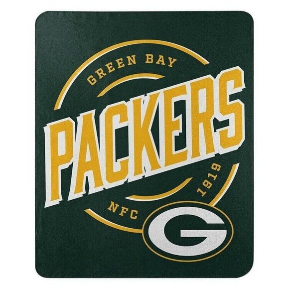 NFL Other - New Green Bay Packers Fleece Throw Gift Blanket Football Team NFL Logo Wisconsin